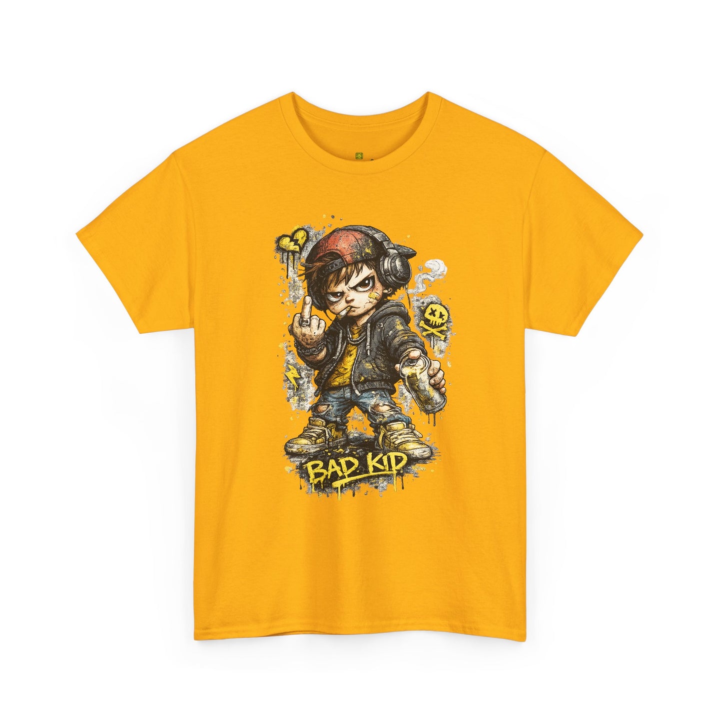 Camiseta TeeJoke® – Bad Kid Street Rebel