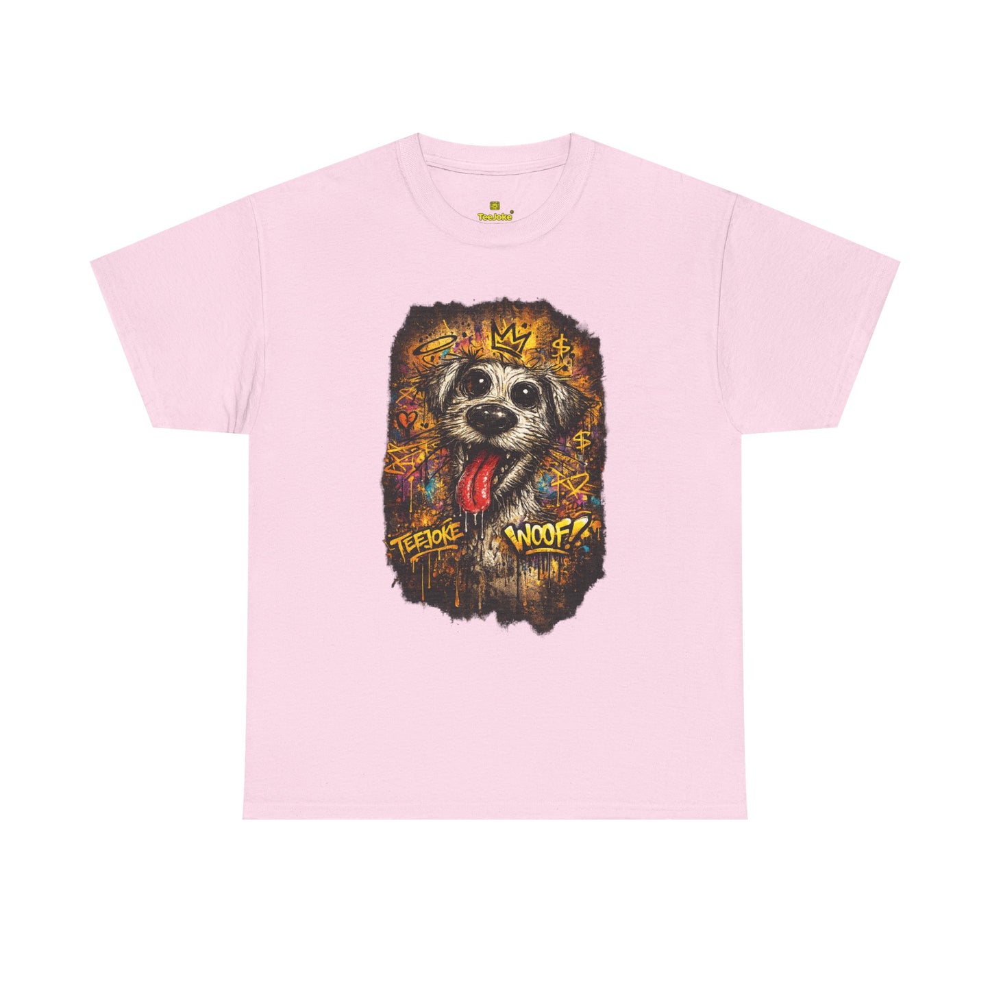 Camiseta TeeJoke® – Street Art Chaos Dog