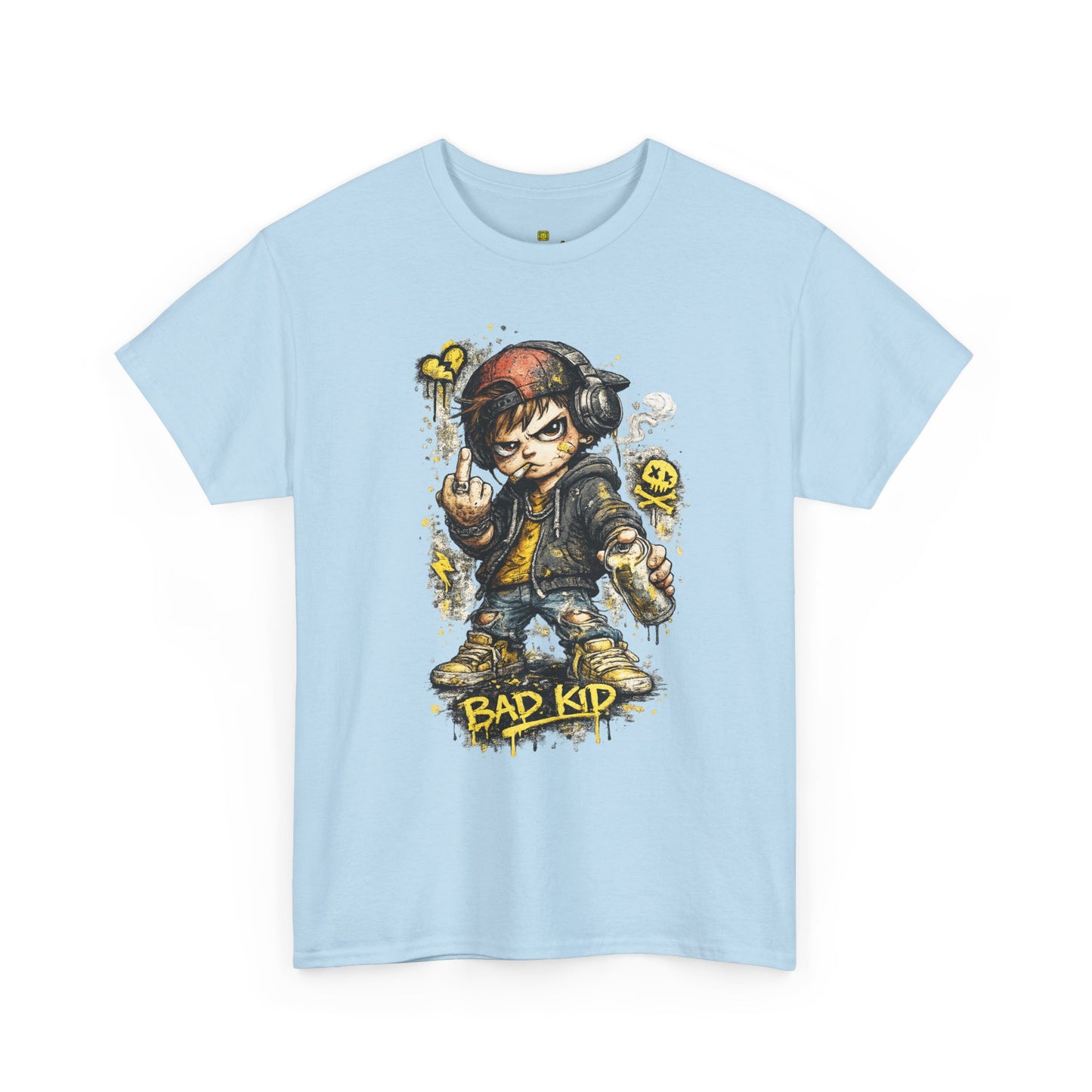 Camiseta TeeJoke® – Bad Kid Street Rebel