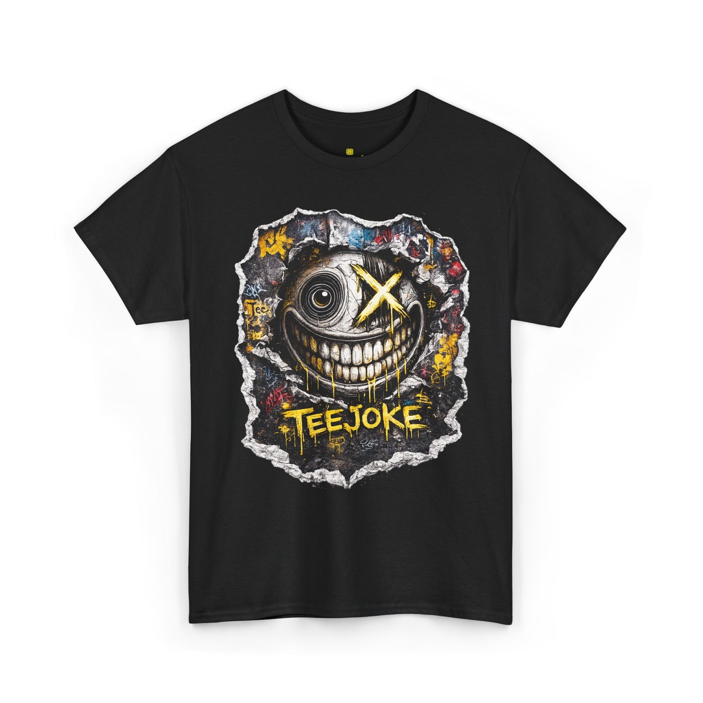 Camiseta TeeJoke® – Broken Smile Street Chaos