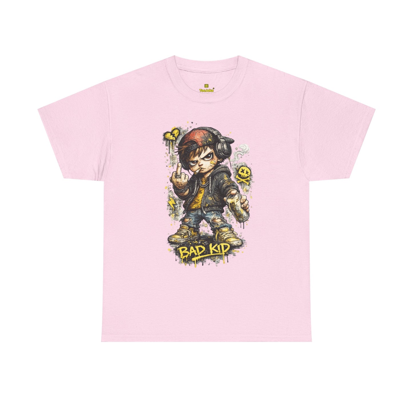 Camiseta TeeJoke® – Bad Kid Street Rebel