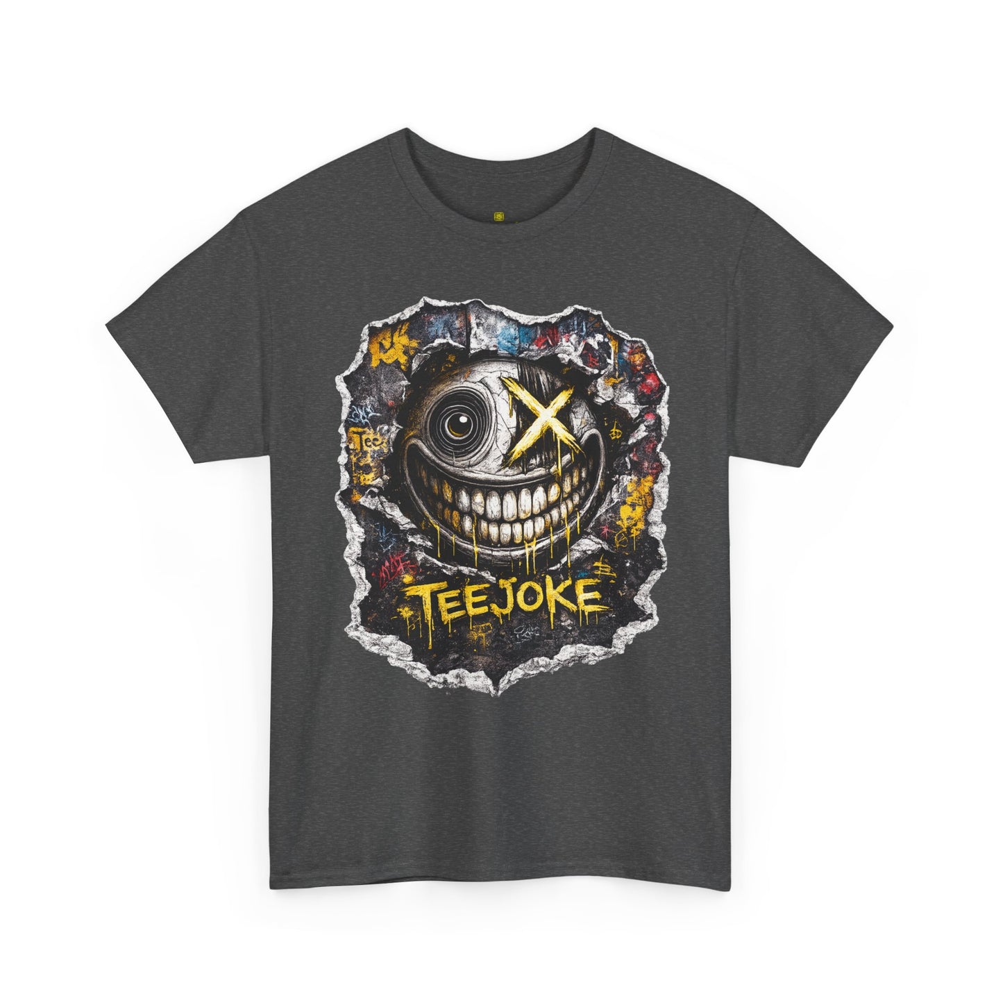 Camiseta TeeJoke® – Broken Smile Street Chaos