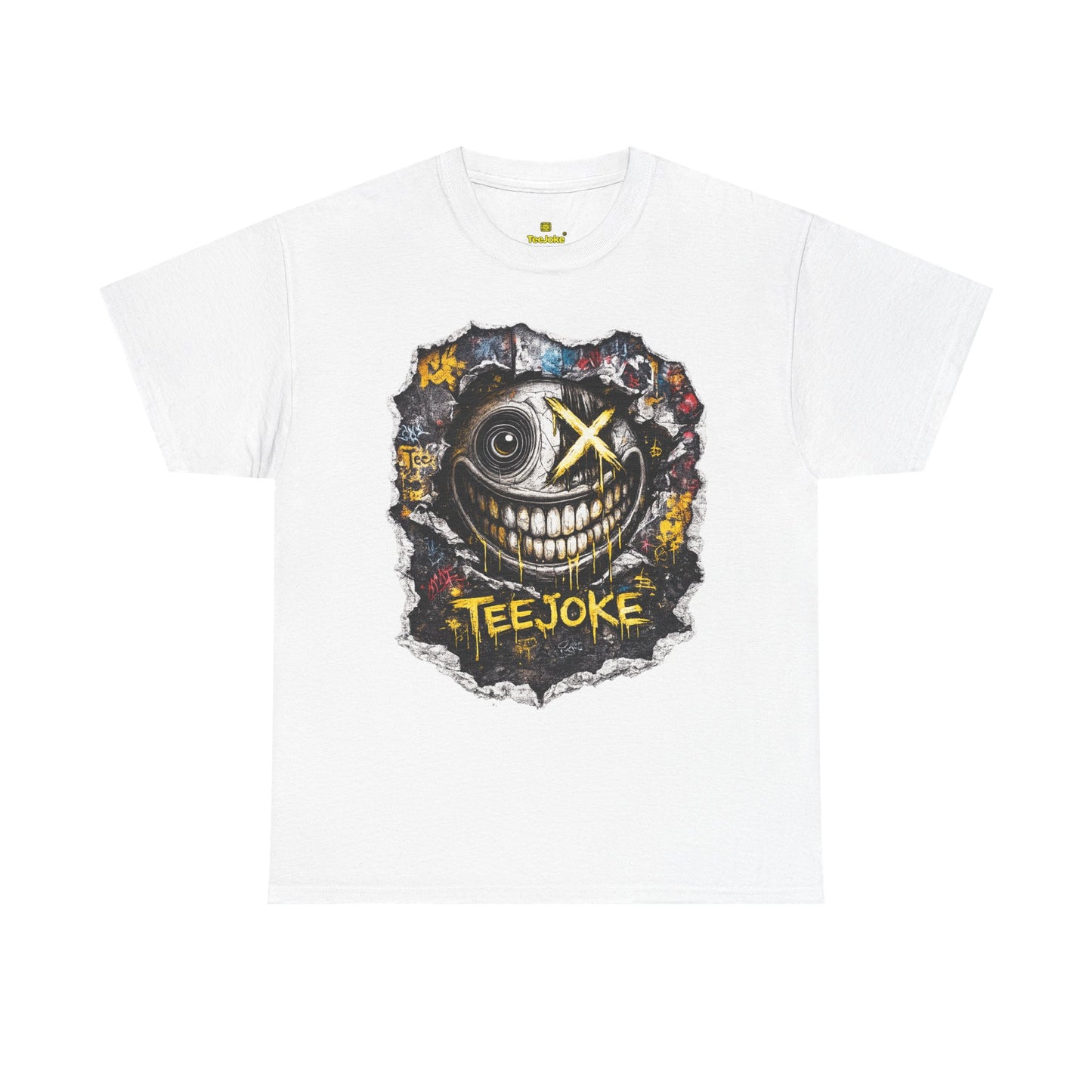 Camiseta TeeJoke® – Broken Smile Street Chaos
