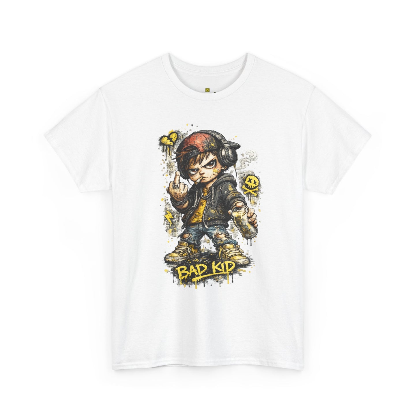 Camiseta TeeJoke® – Bad Kid Street Rebel