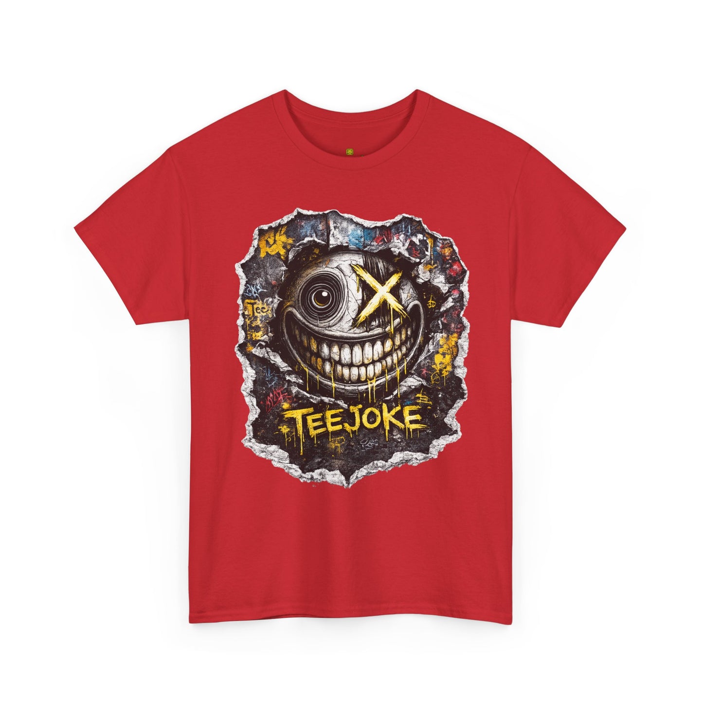 Camiseta TeeJoke® – Broken Smile Street Chaos