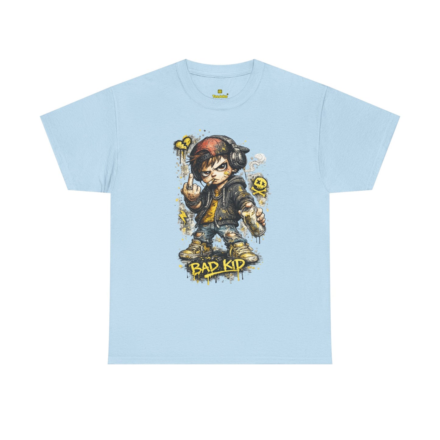 Camiseta TeeJoke® – Bad Kid Street Rebel