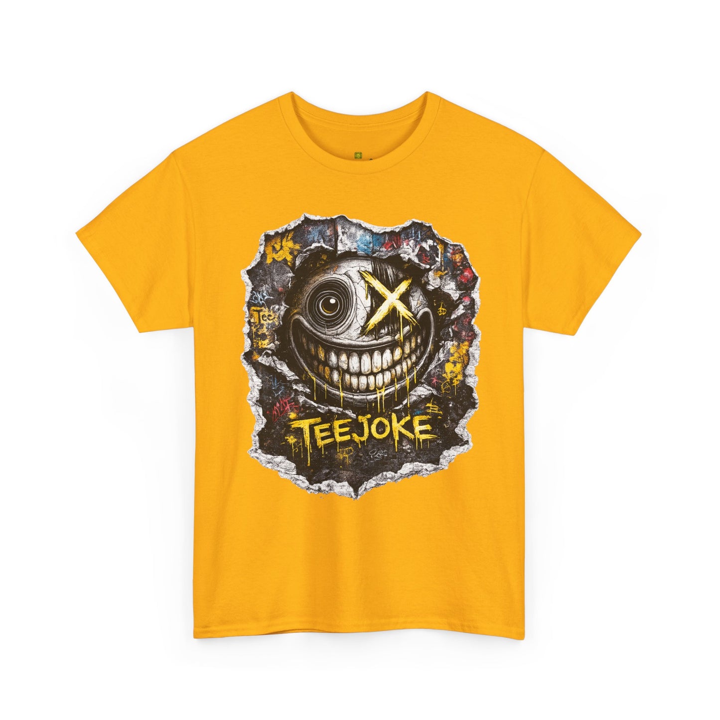 Camiseta TeeJoke® – Broken Smile Street Chaos