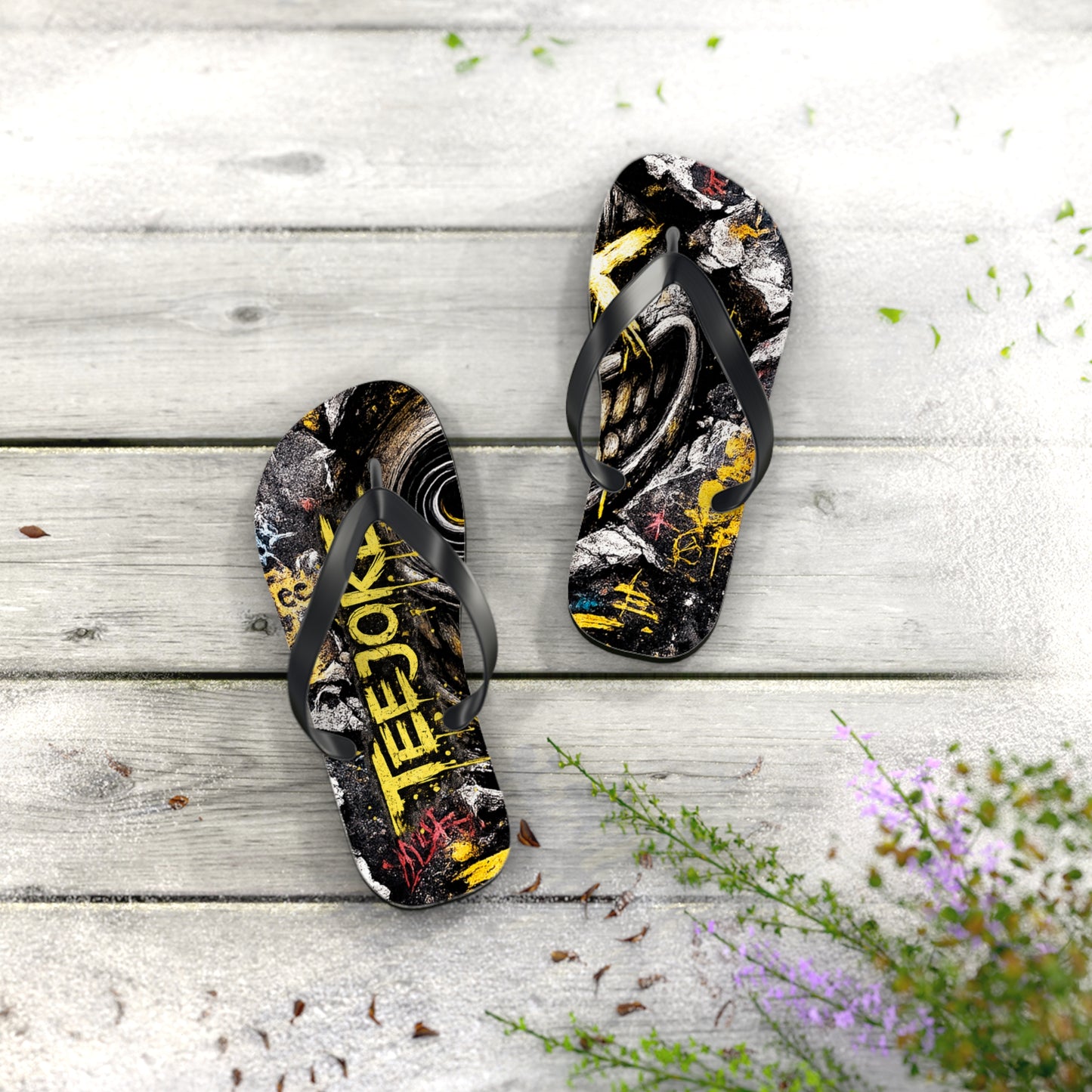 Chanclas TeeJoke Street Art Chaos